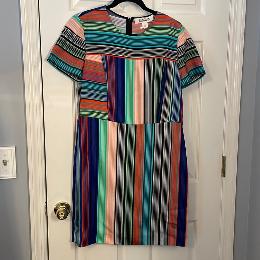 DVF Striped Dress